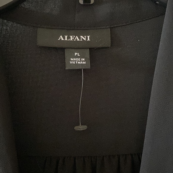 Alfani Surplice Long Sleeves Women’s Tops - Picture 2 of 5